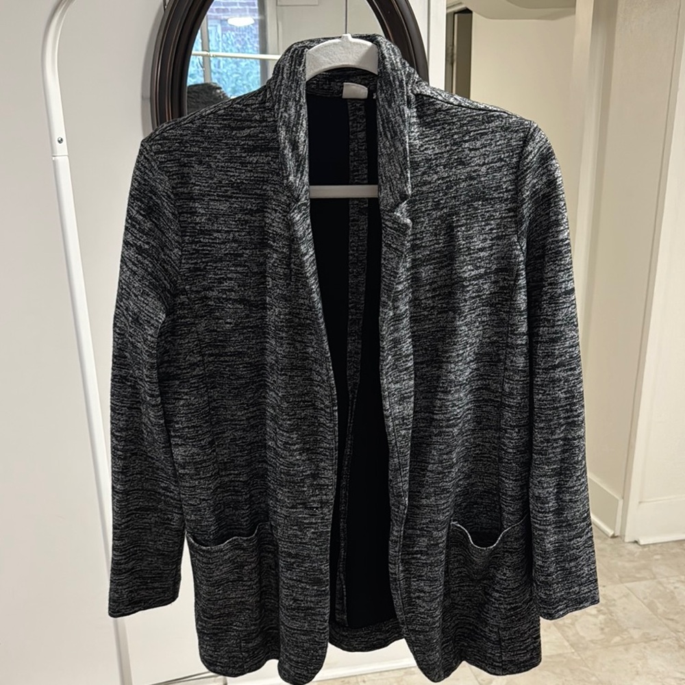 GAP Charcoal Knit Cardigan
